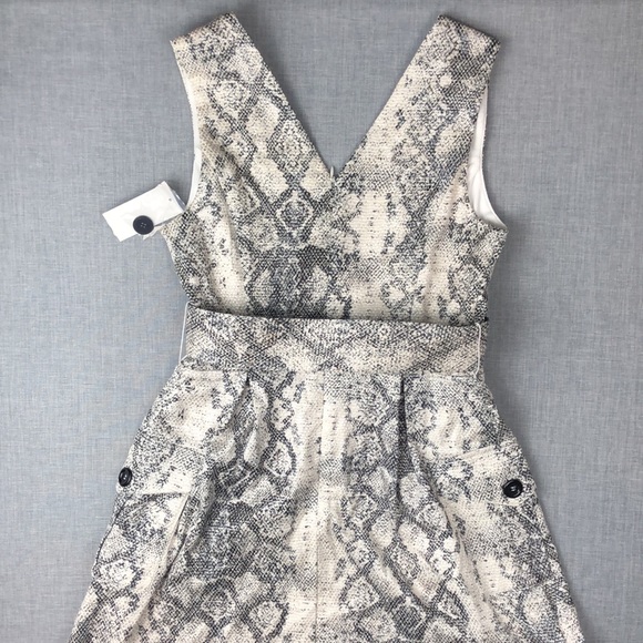Julia Jordan Snake Print Fit & Flare Dress Size 6 - Picture 6 of 8
